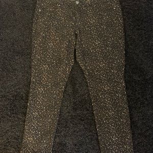 Torrid Leopard print jeans